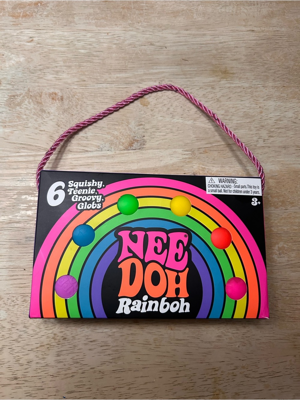 Nee Doh Rainboh Kids Stress Balls - Rainbow Colors